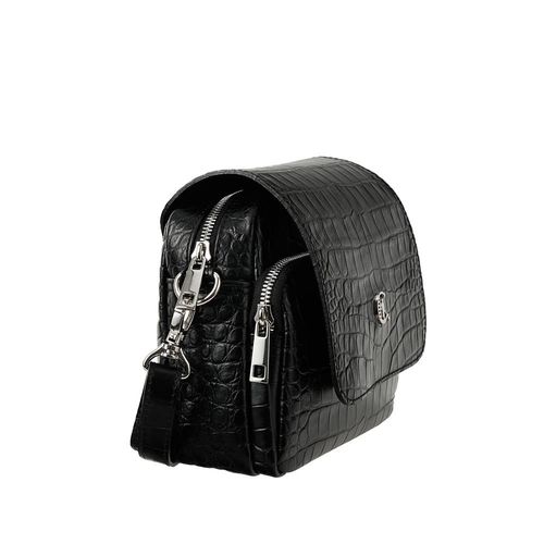 Skórzana listonoszka Canaletto z wzorem krokodyla – elegancja i funkcjonalność na co dzień TD655s121-A na Arena.pl