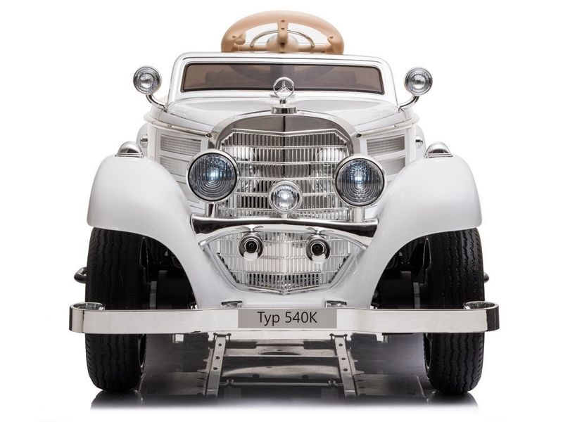 Auto na akumulator Mercedes 540K Biały zdjęcie 4