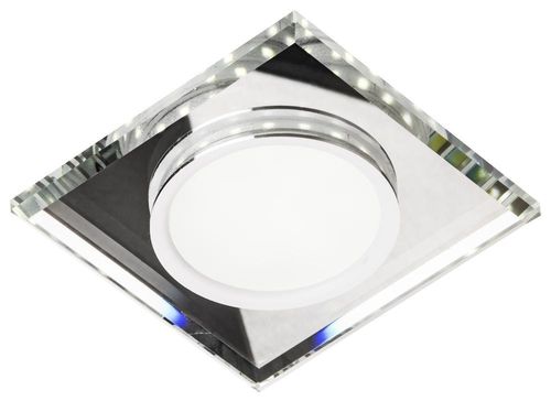 SSP-22 CH/TR+WH 8W LED 230V ring LED biały opr. strop. stała kwadratowa szk na Arena.pl