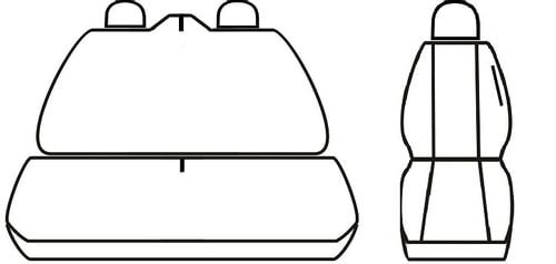 Pokrowce 3 osoby do Mercedes Vito od 2014 na Arena.pl