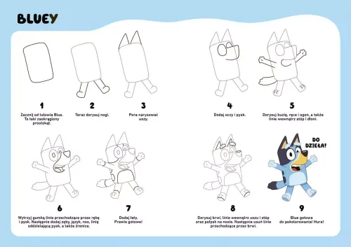 Bluey. Jak Narysować na Arena.pl