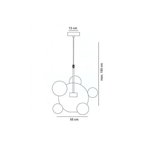 Lampa Wisząca Berella Light Ballone 1C BL0421 na Arena.pl