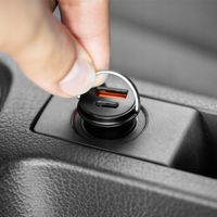 Szybka ładowarka samochodowa 30W USB C do zapalniczki 12-24V QC PD