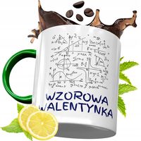 Kubek Zielony Na Walentynki Dla Zakochanych Z Nadrukiem Ze Zdjęciem