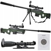 karabin pistolet snajperski snajperka kulki 108cm