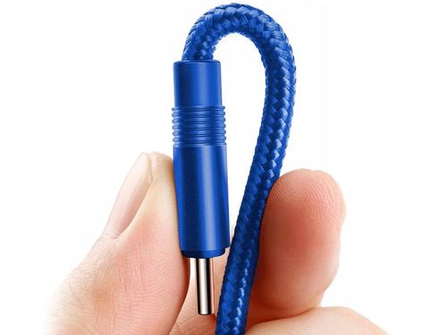Kabel Baseus 3w1 USB-C Lightning micro USB 3.5A 1.2m Blue na Arena.pl