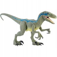 Figurka Mattel Jurassic World Dino Rivals Super Colossal Velociraptor Blue