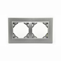 Efapel animato ramka 2-krotna aluminium 90920 taa