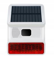Solarna Bezprzewodowa Syrena Zewnętrzna Wewnętrzna 433MHz