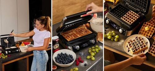 Gofrownica Yoer 2 DUŻE GOFRY +4 automatyczne programy +Regulacja chrupkości na Arena.pl