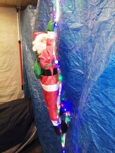 Mikołaj Na Świecącej Drabinie Led 90Cm Biała Led na Arena.pl