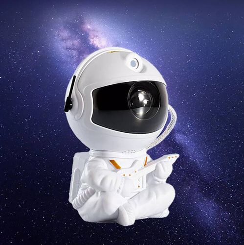 Projektor Gwiazd Led Astronauta Kosmonauta Z Gitarą Biały na Arena.pl