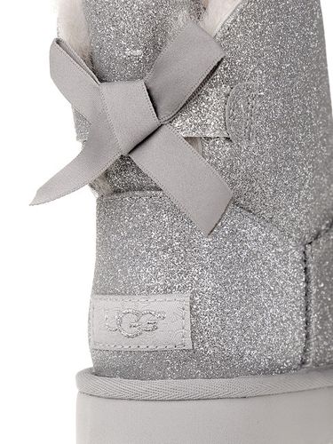Buty UGG Mini Bailey Bow Sparkle 1100053-SLVR - 40 na Arena.pl