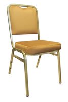 Krzesło Marco bankietowe konferencyjne stelaż złoty MG15