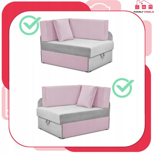 Narożnik dziecięcy Denis Duo rozkładany pojemnik łóżko dzieci materac kubuś na Arena.pl