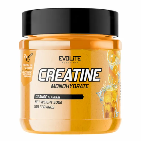 Evolite Creatine Monohydrate 500g Orange zdjęcie 1