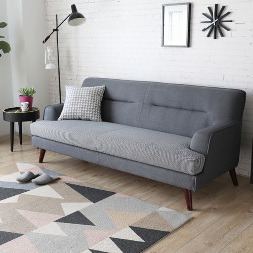 Sofa tapicerowana Cory szara na Arena.pl