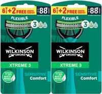 16x Maszynka do Golenia WILKINSON Xtreme 3 Comfort Sensitive