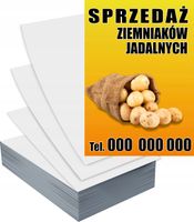 Ulotki A5 100szt reklamowe firmowe duży wybór SPRZEDAŻ ZIEMNIAKÓW