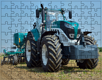Puzzle Traktor Ciągnik