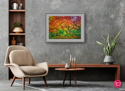 Puzzle 1000 elementów. Kolorowy las 30530 na Arena.pl