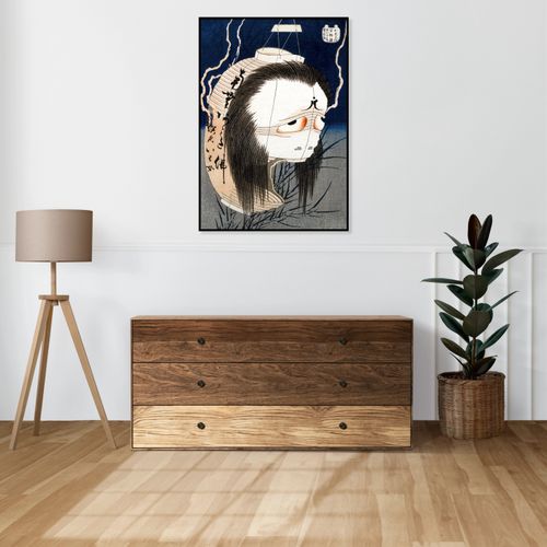 Plakat 70x100cm The Lantern Ghost, Iwa, Hokusai Japoński Vintage do Salonu na Arena.pl