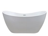 Wanna RIVOLI akrylowa wolnostojąca owalna biała 150x72x72 cm syfon przelew