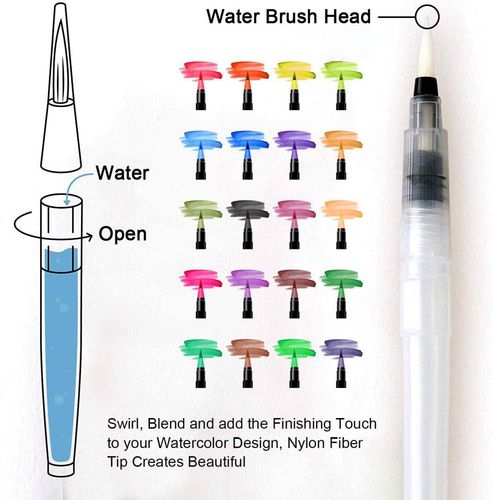 zestaw pisaków akwarelowych 24 + 1 na Arena.pl