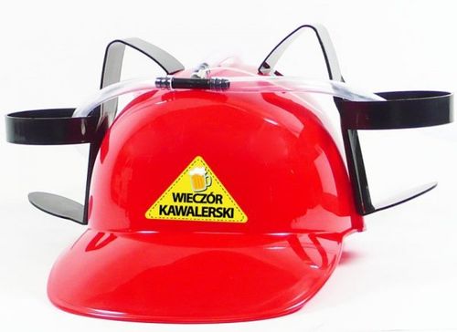 Kask czerwony wieczór kawalerski na Arena.pl