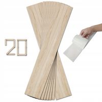ŚCIENNE Panele SAMOPRZYLEPNE DEKORACYJNE drewno Deska 10x60cm M46 - 20szt.
