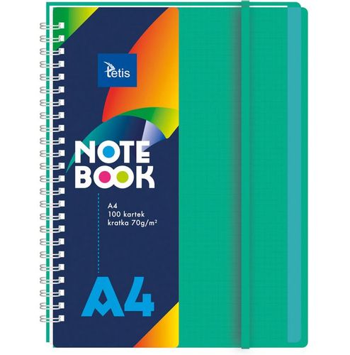KOŁOZESZYT A4 100K PP ZIELONY TETIS na Arena.pl