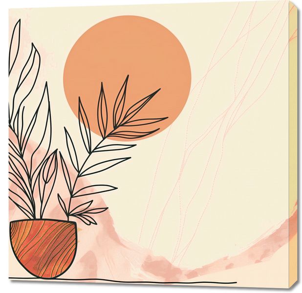 Obraz 90x90cm Widok nad Pustynią zdjęcie 1