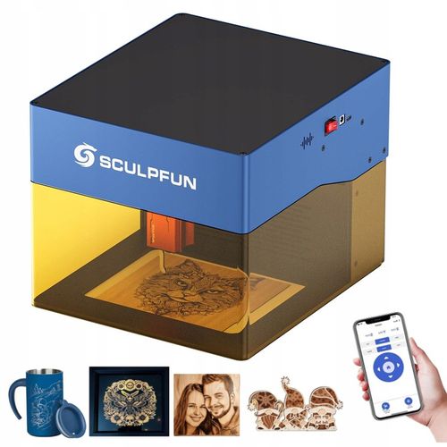 Grawerka laserowa Micro Desktop 10000mm/min SCULPFUN iCube Pro 5W 130*130mm na Arena.pl
