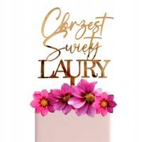 TOPPER TOPER CHRZEST SWIETY IMIE ZLOTE LUSTRO PLEXI LUSTRZANY