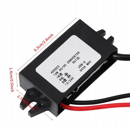 PRZETWORNICA DC - REGULATOR NAPIĘCIA (12V DO 5V) na Arena.pl