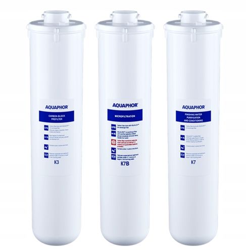 Zestaw wkładów K3 K7B K7 Aquaphor KRYSZTAŁ B ECO na Arena.pl