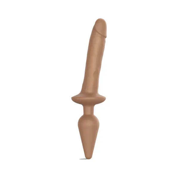 strap-on-me switch plug-in model l caramel - anatomiczny system 2w1 zdjęcie 1