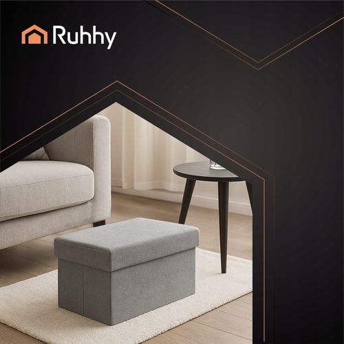 Pufa ze Schowkiem Składana Siedzisko Puf do Siedzenia Skrzynia na Arena.pl