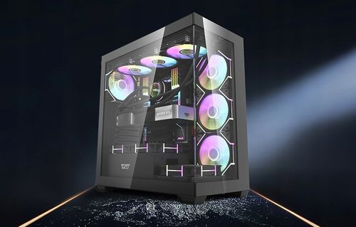 DarkFlash DS900 Obudowa Komputerowa Atx Midi Tower Usb 3.0 Piwnica Gaming na Arena.pl