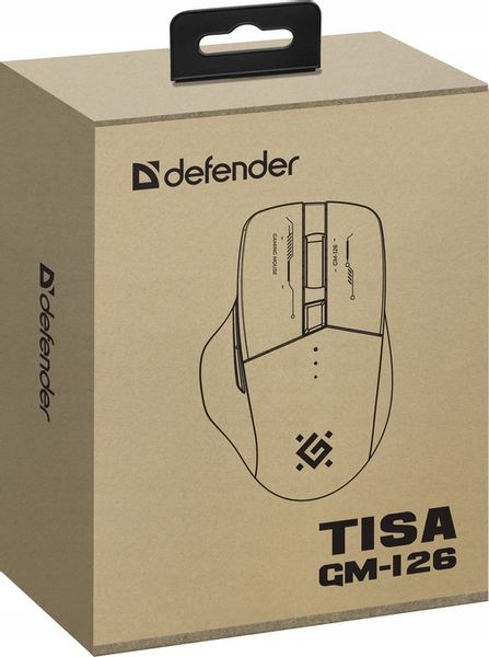 Myszka DEFENDER Mysz Bluetooth Bezprzewodowa Biała Podświetlenie Gamingowa zdjęcie 7