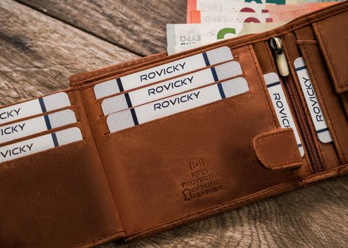 portfel męski skórzany n992-chm-deer-bl cognac na Arena.pl