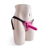 cintura regolabile strap on pink con fallo realistico