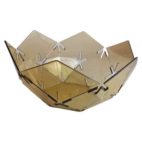 Miska na Owoce Warzywa Geometryczna - Żółta na Arena.pl