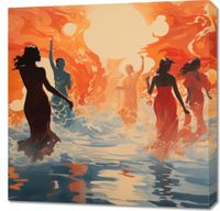 Obraz 70x70cm Taneczny Żar