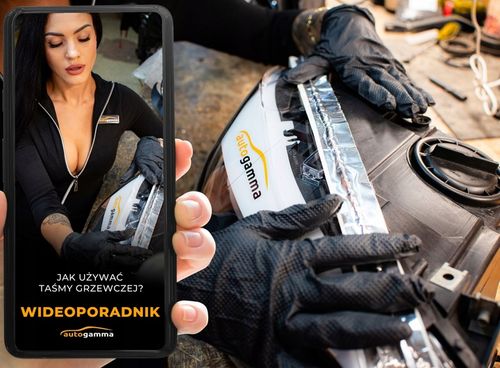 Taśma grzewcza do rozklejania reflektorów lamp samoprzylepna twardy klej na Arena.pl