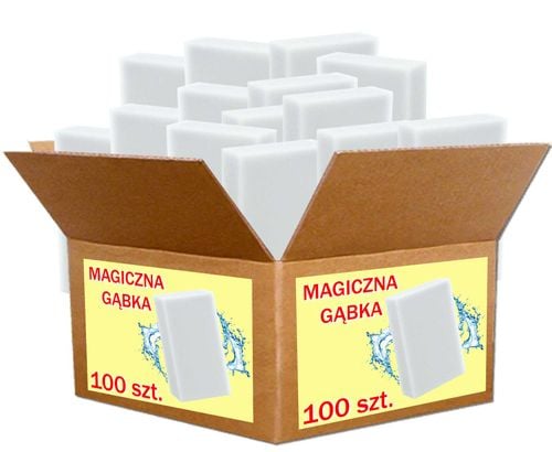 Magiczna Gąbka 100x60x15mm - 100 szt. na Arena.pl