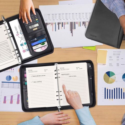 Organizer notatnik A5 z kalkulatorem na zamek na Arena.pl