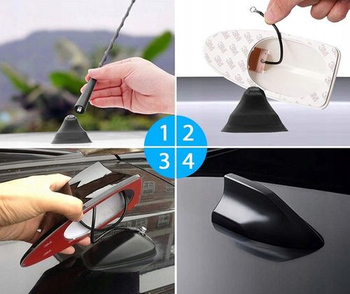 ANTENA NA DACH PŁETWA REKINA Z WZMACNIACZEM SHARK na Arena.pl