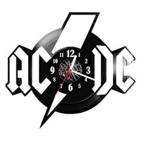 Zegar ścienny z płyty winylowej AC DC 1603.14