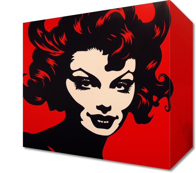 Obraz 20x20cm Czerwona Diablica zdjęcie 1